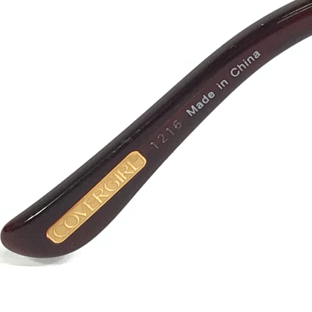 Covergirl Eyeglasses Frames CG0531 071 Bordeaux Red Tortoise Cat Eye 51-17-135